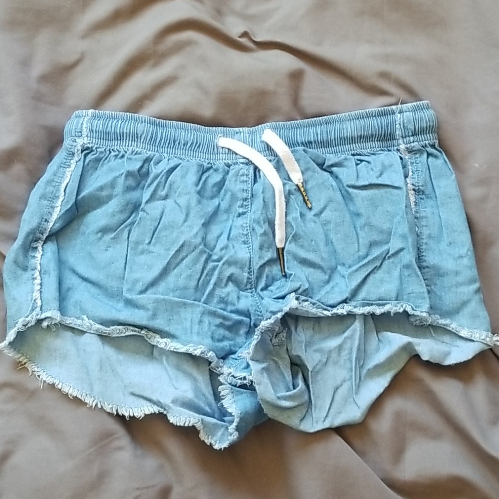 Frayed Jean Short Shorts